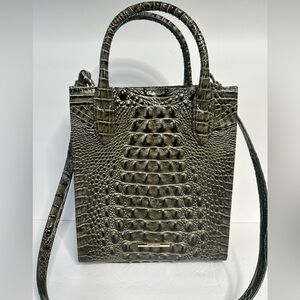 Brahmin Moira Hunter Green Melbourne Tote Crossbody